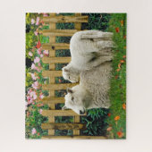 "Nana & Her Lamb" Jigsaw Puzzle Legpuzzel (Verticaal)