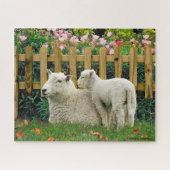 "Nana & Her Lamb" Jigsaw Puzzle Legpuzzel (Horizontaal)