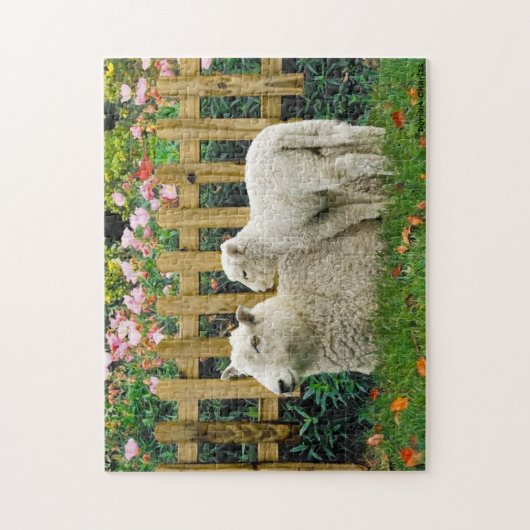 "Nana & her Lamb" Puzzle Legpuzzel (Verticaal)