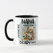 Nana I Love You Beary Much - Gepersonaliseerde naa Mok (Links)