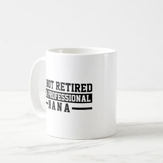 Nana, ik ben een professionele Mok Nana Mok Funny  (Voorkant links)