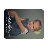 Nana Ik hou van je elegante foto Magneet (Horizontaal)