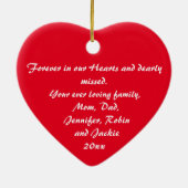 NANA in het liefhebben van persoonlijke geheugenna Keramisch Ornament (Achterkant)