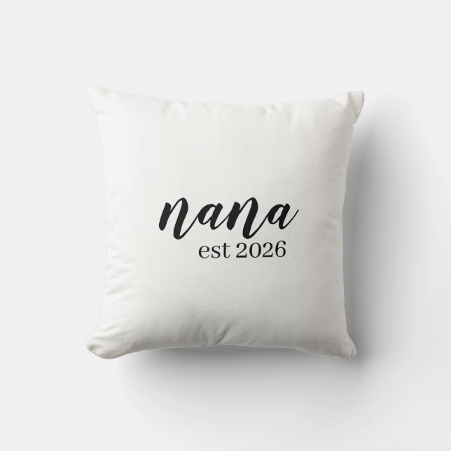 Nana is 2026 Persoonlijke Worp Kussen (Voorkant)