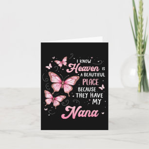 Nana is mijn beschermengel in de hemel Memorial Da Kaart