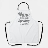 Nana is mijn naam... is mijn Sierkussen. Schort (Voorkant)