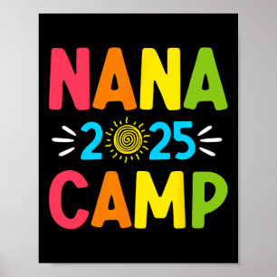 Nana Kamp 2025 Gezinsvakantie Zomer Kampeerploeg Poster