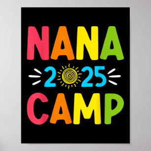 Nana Kamp 2025 Gezinsvakantie Zomer Kampeerploeg Poster