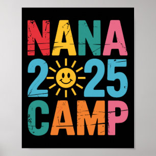 Nana Kamp 2025 Gezinsvakantie Zomer Kampeerploeg Poster