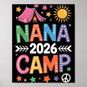 Nana Kamp 2026 Gezinsvakantie Zomer Kampeerploeg Poster