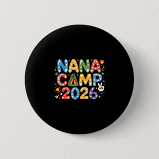 Nana-kamp 2026 kampeerploeg familie vakantie zomer ronde button 5,7 cm