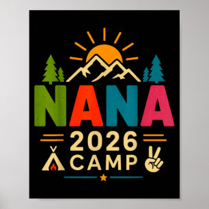 Nana kamp 2026 leuk gezinskampeeruitje zomer poster