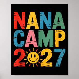 Nana-kamp 2027 gez familie vakantie zomer kampeer poster