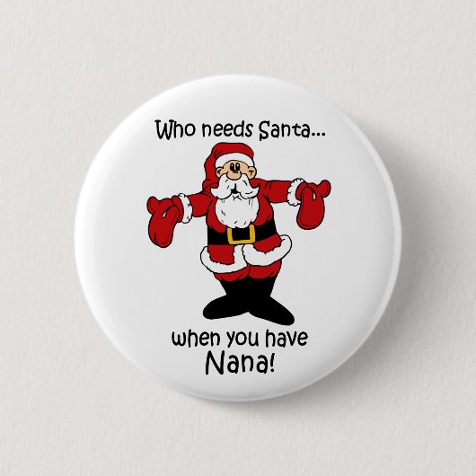 Nana-kerstknop Ronde Button 5,7 Cm (Voorkant)