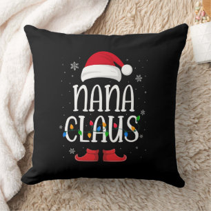 Nana Kerstman Hoed Met Xmas Licht Kerstmis  Kussen