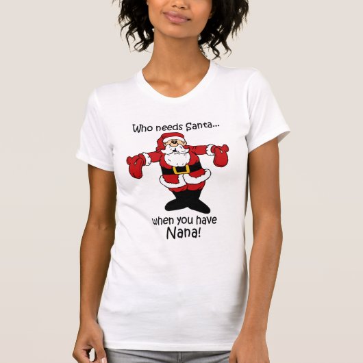Nana kerstshirt t-shirt (Voorkant)
