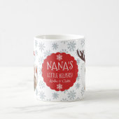 Nana kleine helperrender- en santa-foto's koffiemok (Center)