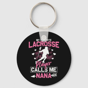 Nana Lacrosse Spel Mijn favoriete Lacrosse Speler Sleutelhanger