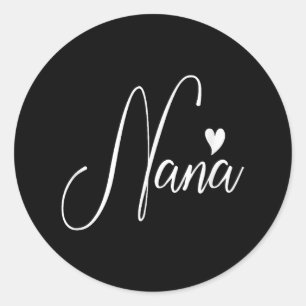 Nana Leopard voor vrouwen Oma Moederdag Christus Ronde Sticker