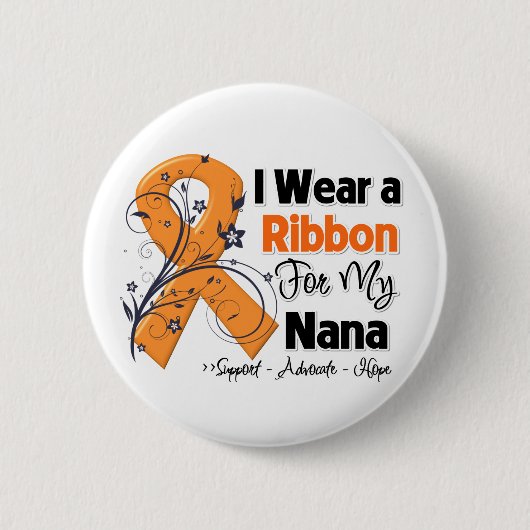 Nana - Leukemia Ribbon Ronde Button 5,7 Cm (Voorkant)