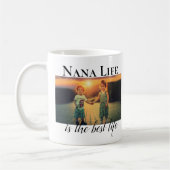 Nana Life Best Life Custom Photo Koffiemok (Links)