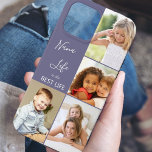 Nana Life is het Paarse beste fotocollage Case-Mate iPhone Case<br><div class="desc">Het geval van de foto iPhone van de douane voor nana (of geeft voor iemand anders uit) met 4 van uw favoriete afbeeldingen. Het fotomalplaatje is opstelling om uw foto's in verticale portret en vierkante instagramformaten te tonen. In de nana-quote staat: "Nana Life is the Best Life", die u voor...</div>