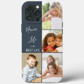 Nana Life is the Best Life 4 Photo Collage Slate Case-Mate iPhone Case (Achterkant)