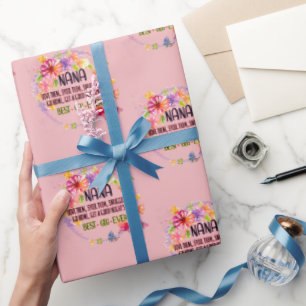 Nana love them spoil them snuggle them cadeaupapier