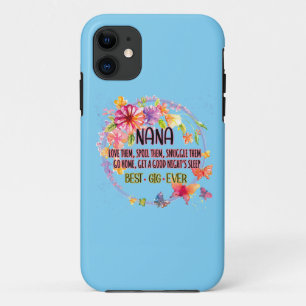 Nana love them spoil them snuggle them Case-Mate iPhone case