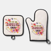 Nana love them spoil them snuggle them ovenwant & pannenlap set (Voorkant)