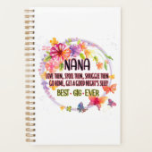 Nana love them spoil them snuggle them planner (Voorkant)