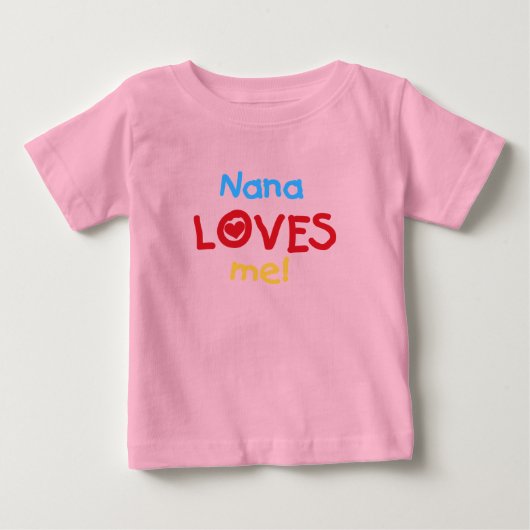 Nana Loves Me T-shirts en geschenken (Voorkant)