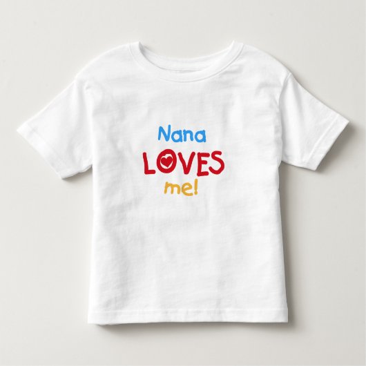 Nana Loves Me T-shirts en geschenken (Voorkant)