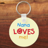 Nana Loves Me T-shirts en geschenken Sleutelhanger (Voorkant)