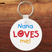 Nana Loves Me T-shirts en geschenken Sleutelhanger (Voorkant)