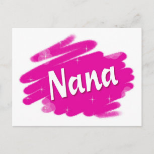 Nana Loves Pink Briefkaart
