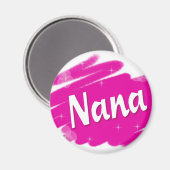 Nana Loves Pink Magneet (Voorkant / Achterkant)
