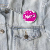 Nana Loves Pink Ronde Button 5,7 Cm (In situ)