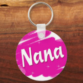 Nana Loves Pink Sleutelhanger (Voorkant)