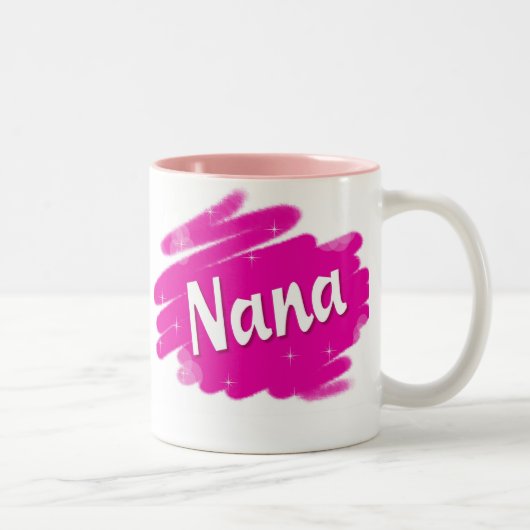 Nana Loves Pink Tweekleurige Koffiemok (Rechts)