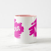 Nana Loves Pink Tweekleurige Koffiemok (Center)