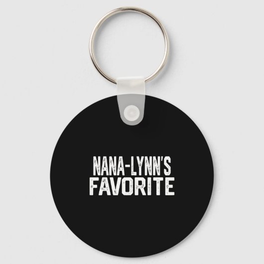 Nana-lynn’s Favorite Funny Grandparent Granhild Vi Sleutelhanger (Voorkant)