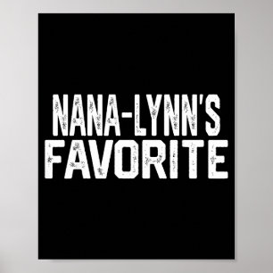 Nana-lynn's favoriete grappige grootouder Granhild Poster