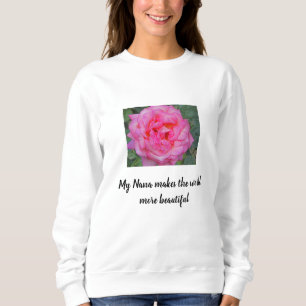 Nana maakt de wereld mooi roze roze grootouders trui