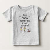 Nana maakt me Sooo Happy Baby T shirt (Voorkant)