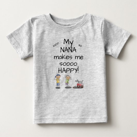 Nana maakt me Sooo Happy Baby T shirt (Voorkant)