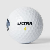 Nana maakt wereld mooi wit eten grootmoeder golfballen (Logo)