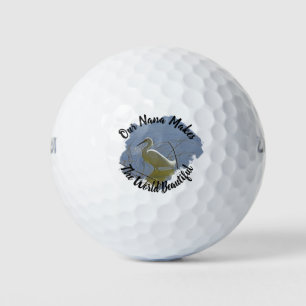 Nana maakt wereld mooi wit eten grootmoeder golfballen