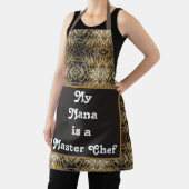 Nana Master Chef Elegant Brown Grandma Schort (Insitu)