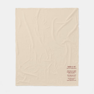 Nana & Me Cuddle Blanket Fleece Deken